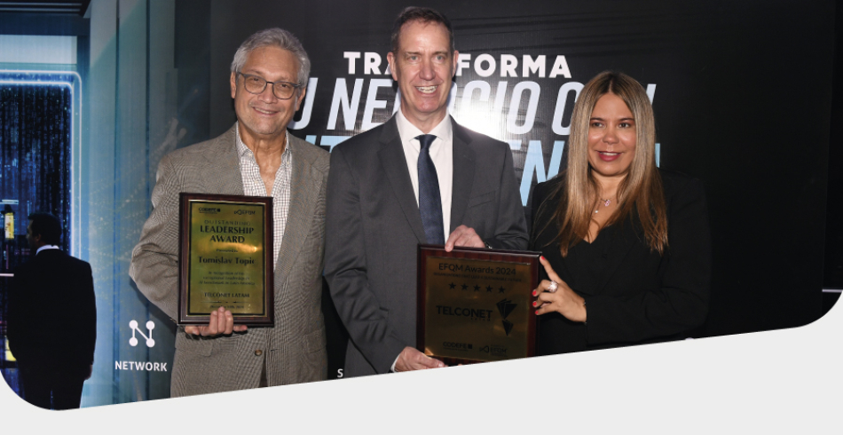 Telconet Latam recibe reconocimiento 5 Stars de EFQM  por su Modelo de Gestión de Calidad